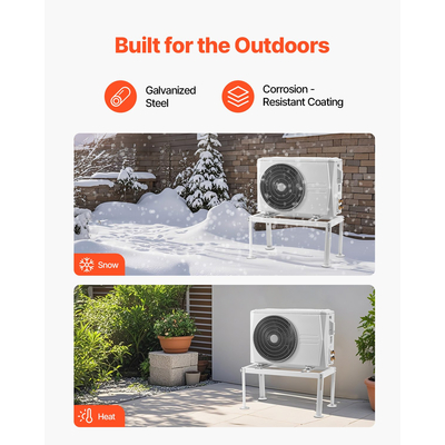 Βάση εδάφους VEVOR Mini Split, ρυθμιζόμενη για φορτίο 9000-24000 BTU 200kg