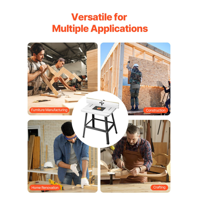 Τραπέζι Ρούτερ VEVOR 31,5x23,9 ίντσες με φράχτη και άνοιγμα συλλογής σκόνης από MDF