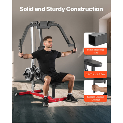 Μηχανή μύγας στήθους VEVOR Ρυθμιζόμενη μηχανή αντίστροφης μύγας για γυμναστική άνω μέρους σώματος