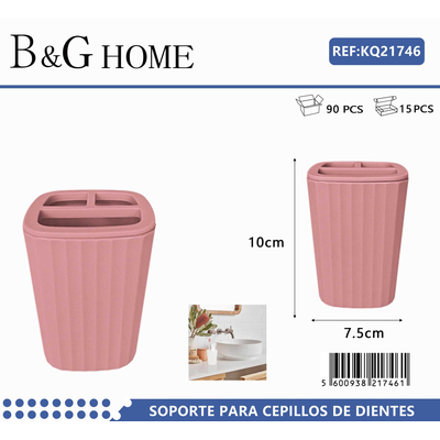 Θήκη οδοντόβουρτσας πλαστική - Pink - 21746