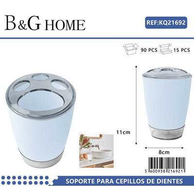 Θήκη οδοντόβουρτσας πλαστική - Light Blue - 21692