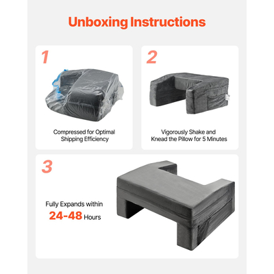 Μαξιλάρι ανάγνωσης VEVOR Μαξιλάρι γραφείου με 2 τσέπες και θήκη για ποτήρια, πλενόμενο πανί