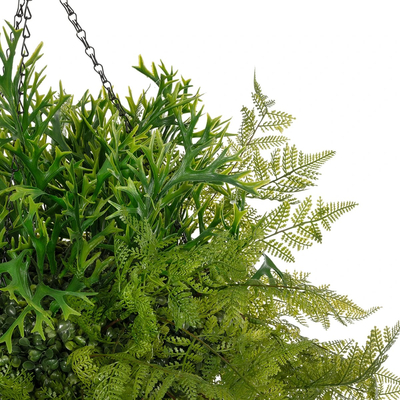 GloboStar® Artificial Garden BOUQUET VARIOUS HANGING PLANT 20625 Τεχνητό Κρεμαστό Διακοσμητικό Φυτό Μιξ Μ75 x Π75 x Y100cm