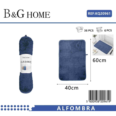 Πατάκι μπάνιου - M0840 - 40x60cm - Blue - 20961