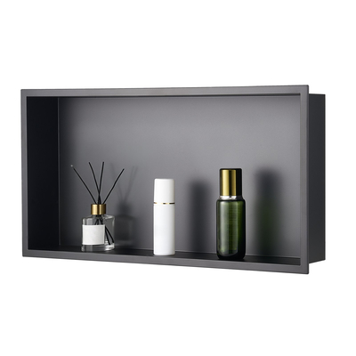 Θέση ντους VEVOR 33.0x63.5x10.2cm Εντοιχιζόμενο ράφι από ανοξείδωτο ατσάλι