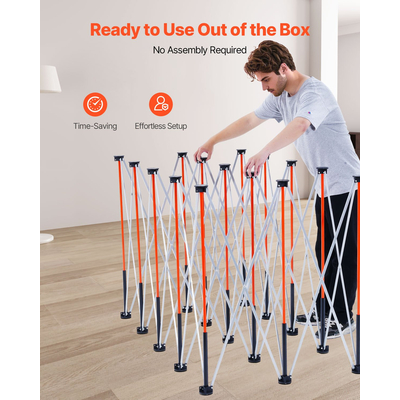 Φορητή πτυσσόμενη βάση εργασίας VEVOR 2445 x 1255 mm Πτυσσόμενη βάση εργασίας 2724 kg