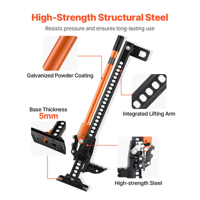 Βαρούλκο VEVOR 86cm Off Road Farm Jack Hoist 3,18 τόνων υψηλής ανύψωσης τρακτέρ