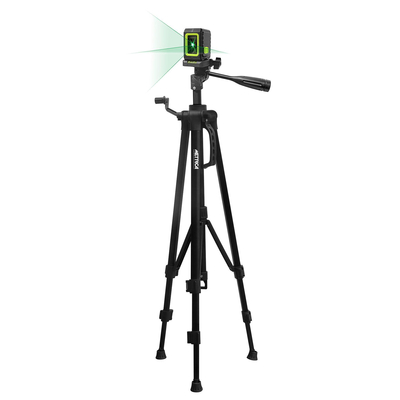 Αλφάδι laser σταυρού CROSS CIT πράσινη δέσμη εμβέλεια εως 40m με ακρίβεια 3mm/10m.
Περιέχει τρίποδα τύπου κάμερας 53 - 145cm. / 61423