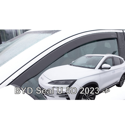 ΑΝΕΜΟΘΡΑΥΣΤΕΣ ΓΙΑ BYD SEAL U 5D 2023+ ΖΕΥΓΑΡΙ ΑΠΟ ΕΥΚΑΜΠΤΟ ΦΙΜΕ ΠΛΑΣΤΙΚΟ HEKO - 2 ΤΕΜ.