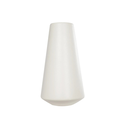 GloboStar® Artificial Garden CONSOLI 21287 Διακοσμητικό Κεραμικό Βάζο Μπεζ Μ14 x Π14 x Υ25cm