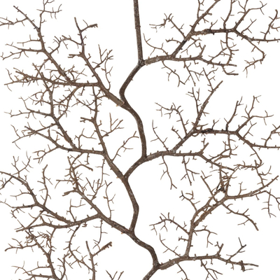 GloboStar® Artificial Garden SMALL CORAL 21463 Τεχνητό Διακοσμητικό Κλαδί Καφέ Μ40 x Π7 x Υ142cm