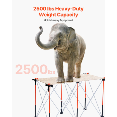 Φορητή πτυσσόμενη βάση εργασίας VEVOR 1266 x 665 mm Πτυσσόμενη βάση εργασίας 1135 kg