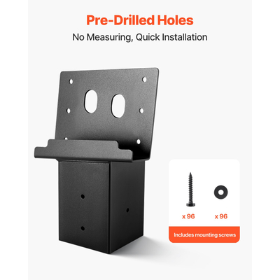 Βάσεις πλατφόρμας VEVOR Compound για γωνίες, 8 τεμάχια, 3,5x3,5 ίντσες/88,9x88,9 mm