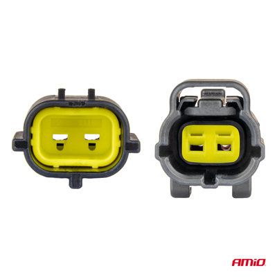 ΦΙΣΑ ΣΥΝΔΕΣΗΣ ΜΕ ΥΠΟΔΟΧΗ 2 PIN Φ2,2mm ΑΔΙΑΒΡΟΧΗ AMIO - 1 τεμ.