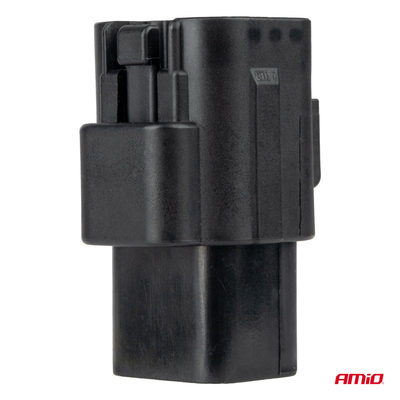 ΦΙΣΑ ΣΥΝΔΕΣΗΣ ΜΕ ΥΠΟΔΟΧΗ 6 PIN Φ2,2mm ΑΔΙΑΒΡΟΧΗ AMIO - 1 τεμ.