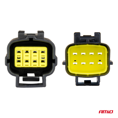 ΦΙΣΑ ΣΥΝΔΕΣΗΣ ΜΕ ΥΠΟΔΟΧΗ 8 PIN Φ2,2mm ΑΔΙΑΒΡΟΧΗ AMIO - 1 τεμ.