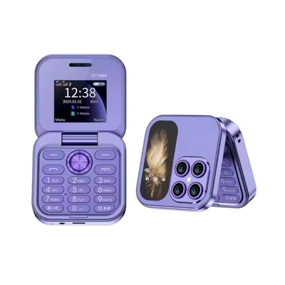 Κινητό τηλέφωνο - i17 Pro - Dual Sim - 812181 - Purple - Ελληνικό μενού