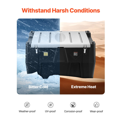 Φορητή δεξαμενή καυσίμου ντίζελ 128 γαλονιών με αντλία μεταφοράς 12V 10GPM μαύρο