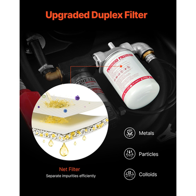 Φορητή δεξαμενή καυσίμου ντίζελ 128 γαλονιών με αντλία μεταφοράς 12V 10GPM μαύρο