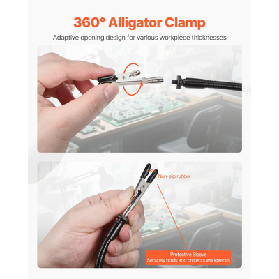 Σταθμός συγκόλλησης VEVOR Magnetic Helping Hands με 4 εύκαμπτους βραχίονες και κλιπ αλιγάτορα