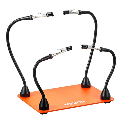 Σταθμός συγκόλλησης VEVOR Magnetic Helping Hands με 4 εύκαμπτους βραχίονες και κλιπ αλιγάτορα