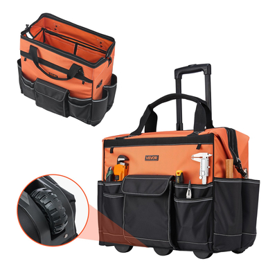 Τσάντα εργαλείων VEVOR Rolling Tool Bag 27 θέσεων, βαρέως τύπου, με ρόδες