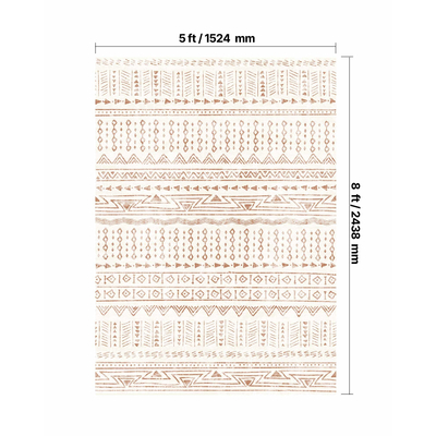 Χαλί μεγάλης επιφάνειας VEVOR 5x8 πόδια αντιολισθητικό και ανθεκτικό σε σχίσιμο πατάκι δαπέδου μοντέρνο μπεζ