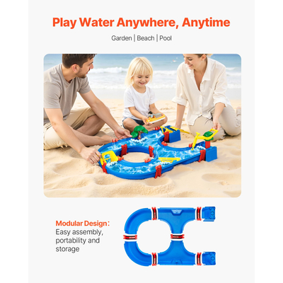 VEVOR Τραπεζάκι Νερού για Νήπια Παιδικό Παιχνίδι Δραστηριοτήτων Νερού για 3+ Ετών Αγόρι Κορίτσι