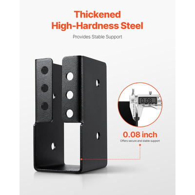 VEVOR 24 τεμάχια κρεμάστρες δοκού για κρυφή κρεμάστρα δοκού 1,93x3,62 ίντσες/49x92 mm