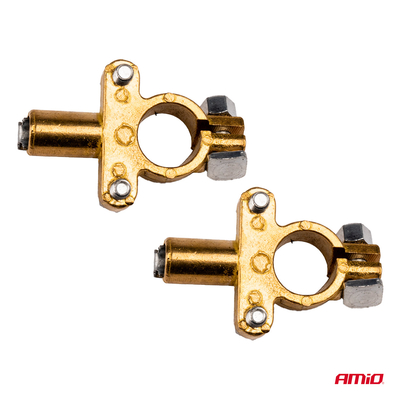 ΠΟΛΟΙ ΜΠΑΤΑΡΙΑΣ / ΑΚΡΟΔΕΚΤΕΣ ΟΡΕΙΧΑΛΚΟΥ 12V 800A AMIO - 2 τεμ.