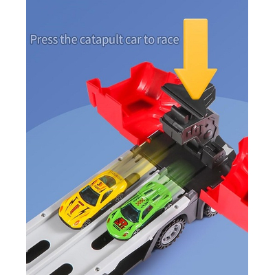 Σετ όχημα-αυτοκινητόδρομος με εκτοξευτή - 802C - 305216