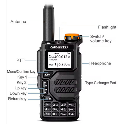 Φορητός πομποδέκτης UHF/VHF - UVK5 - Quansheng - 512153