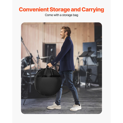 Πακέτο κυπέλλων VEVOR 3 τεμαχίων Σετ κυπέλλων τυμπάνων 14 16 20 ιντσών για τύμπανα