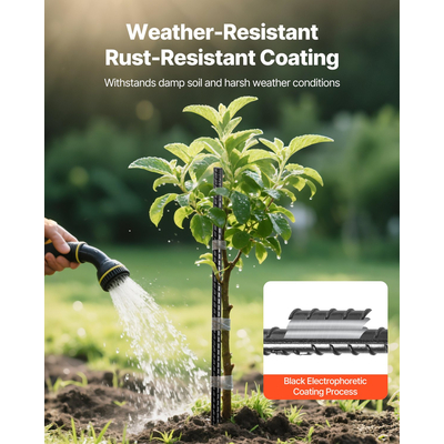 VEVOR 16 ιντσών 16 τεμαχίων πασσάλων οπλισμού, βαρέως τύπου ίσια γαλβανισμένα άγκυρα εδάφους