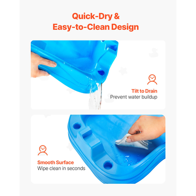 VEVOR Τραπέζι Άμμου & Νερού για Νήπια, Παιδικό Τραπέζι Καταρράκτη Διπλής Όψης με Δραστηριότητες