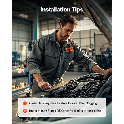 Κιτ εκκεντροφόρου VEVOR με ελατήρια και στεγανοποιητικά βαλβίδων 1999-2013 GM Gen3/4 Norris Trucks