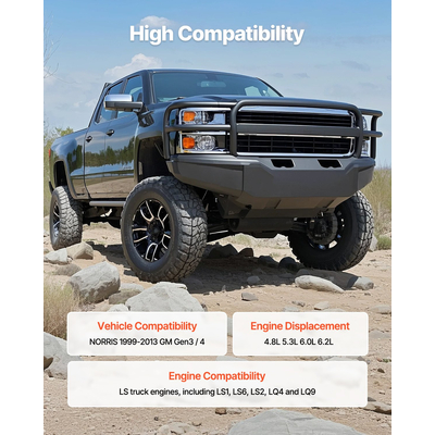 Κιτ εκκεντροφόρου VEVOR με οδοντωτούς τροχούς για κινητήρες LS1, LS2, LS6, LQ4, LQ9