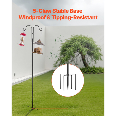 VEVOR Διπλό Ποιμενικό Γάντζο 8 τεμαχίων, Βαρέως Τύπου, Ταΐστρα Πουλιών 2730mm