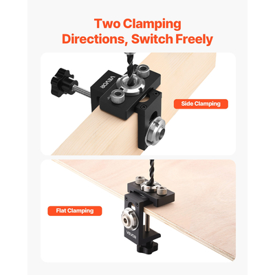 Κιτ γεμιστήρα VEVOR με αυτοκεντράρισμα, τρυπάνι με 3 τρυπάνια, ξυλουργική