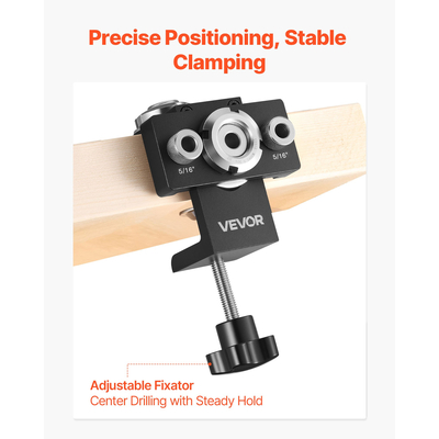 Κιτ γεμιστήρα VEVOR με αυτοκεντράρισμα, τρυπάνι με 3 τρυπάνια, ξυλουργική