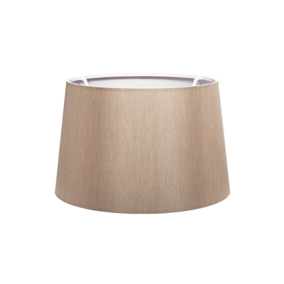 GloboStar® COVER 203-0267 Μοντέρνο Φωτιστικό Καπέλο Καφέ Ύφασμα - Μ38 x Π38 x Υ30cm