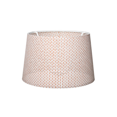 GloboStar® COVER 203-0263 Μοντέρνο Φωτιστικό Καπέλο Μπέζ Διάτρητο Ύφασμα - Μ38 x Π38 x Υ30cm