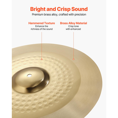 Πακέτο κυπέλλων VEVOR 4 τεμαχίων Σετ κυπέλλων τυμπάνων 10 14 16 20 ιντσών για τύμπανα