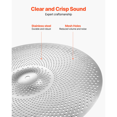 Πακέτο κυλίνδρων VEVOR χαμηλών όγκων 4 τεμαχίων 14, 16, 18, 20 ιντσών από κράμα αλουμινίου για τύμπανα