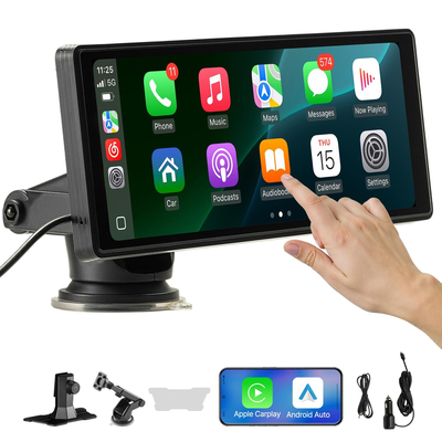 Στερεοφωνικό αυτοκινήτου VEVOR Ραδιόφωνο CarPlay Οθόνη αφής 10 σε Apple Android Auto Bluetooth