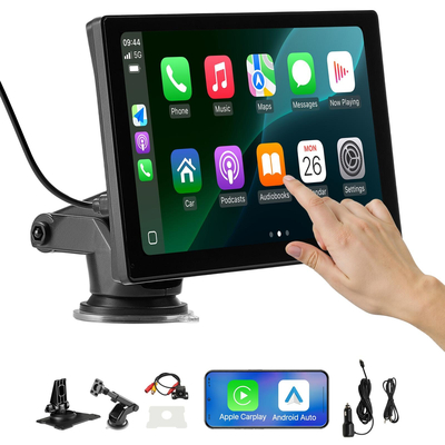 Στερεοφωνικό αυτοκινήτου VEVOR Ραδιόφωνο CarPlay Οθόνη αφής 9 σε Apple Android Κάμερα αυτόματης οπισθοπορείας