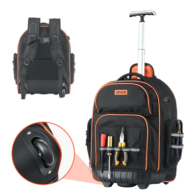 Σακίδιο πλάτης VEVOR Rolling Tool 45 τσέπες, βαρέως τύπου, με ρόδες