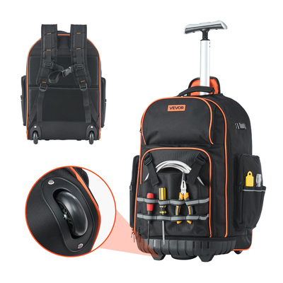 Σακίδιο πλάτης VEVOR Rolling Tool 72 τσέπες, βαρέως τύπου, με ρόδες