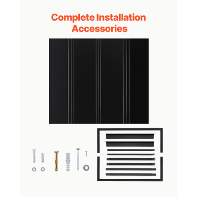 Τέντα VEVOR για παράθυρο, πόρτα, τέντες, 44x24 ίντσες, εξωτερική βεράντα, χάλυβας, μπροστινή πόρτα