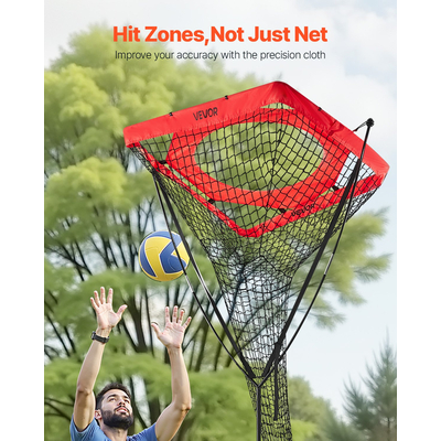 Εξοπλισμός προπόνησης βόλεϊ VEVOR Setter για προπονητή με ρυθμιζόμενο ύψος και γωνία διχτυού